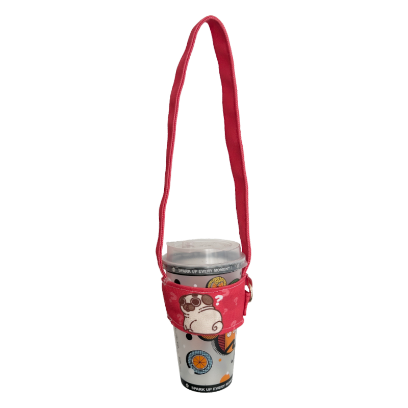 Beware of Idiot Puglie Handheld Cup Sleeve C-GRADE