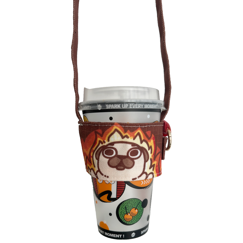 Caution: HOT! Puglie Handheld Cup Sleeve C-GRADE