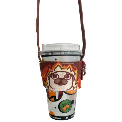 Caution: HOT! Puglie Handheld Cup Sleeve C-GRADE