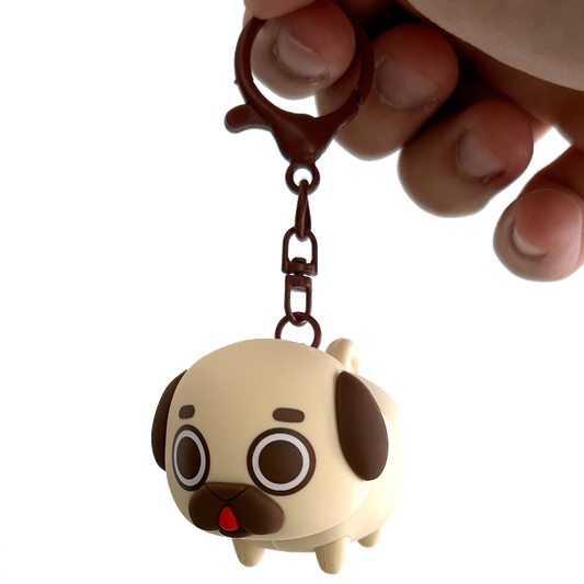 Little Guy Puglie Keychain