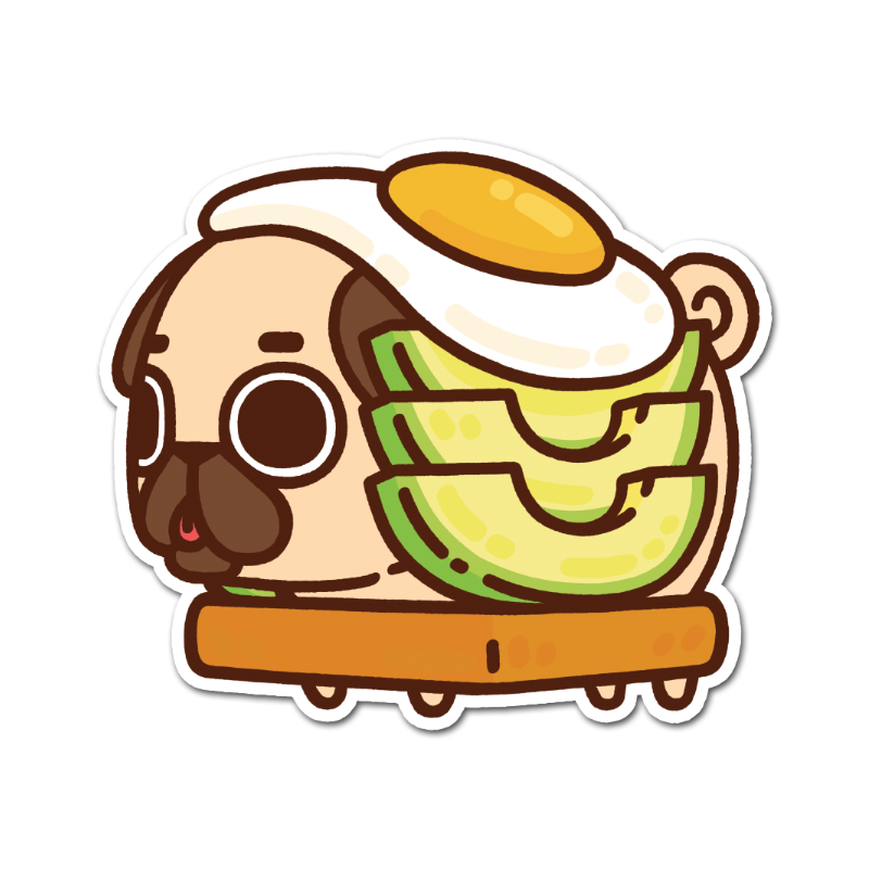 Avocado Toast Puglie Sticker