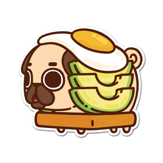 Avocado Toast Puglie Sticker