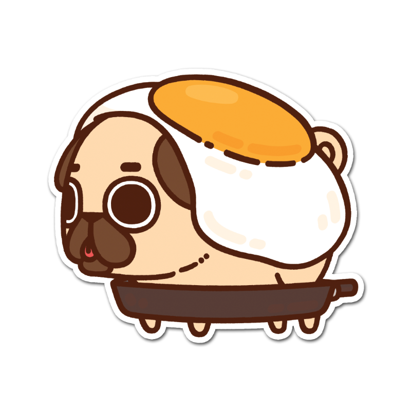 Fried Egg Puglie Sticker