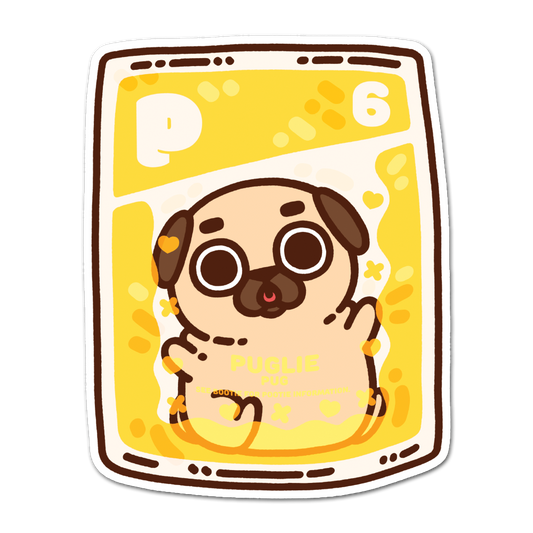 Kids Meal Toy Puglie Sticker