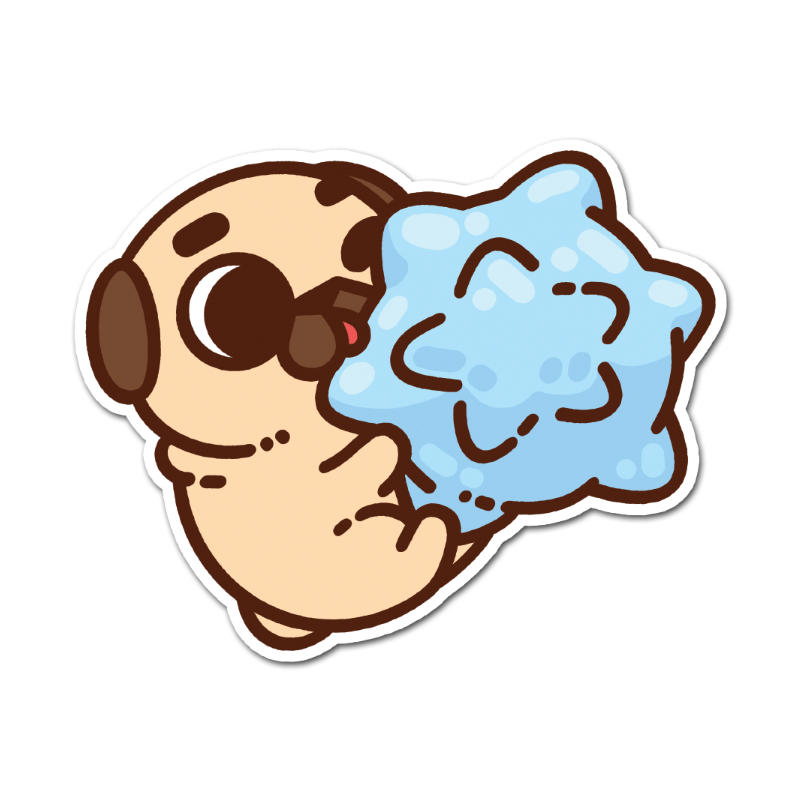 Blue Konpeito Puglie Sticker