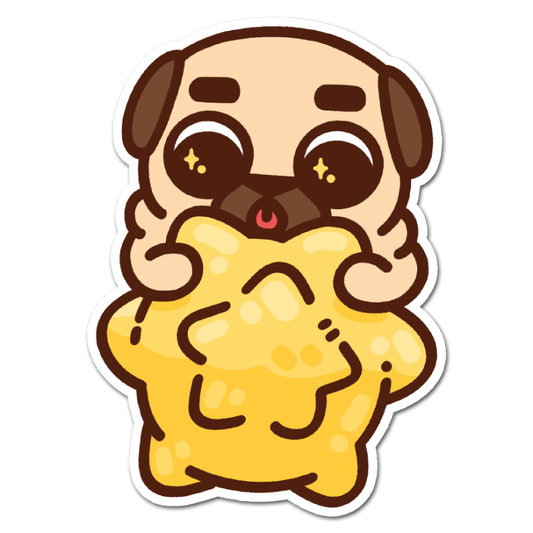 Gold Konpeito Puglie Sticker