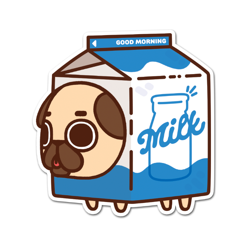 Milk Carton Puglie Sticker