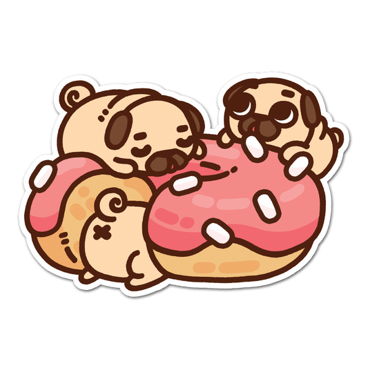 Mini Doughnut Puglie Sticker