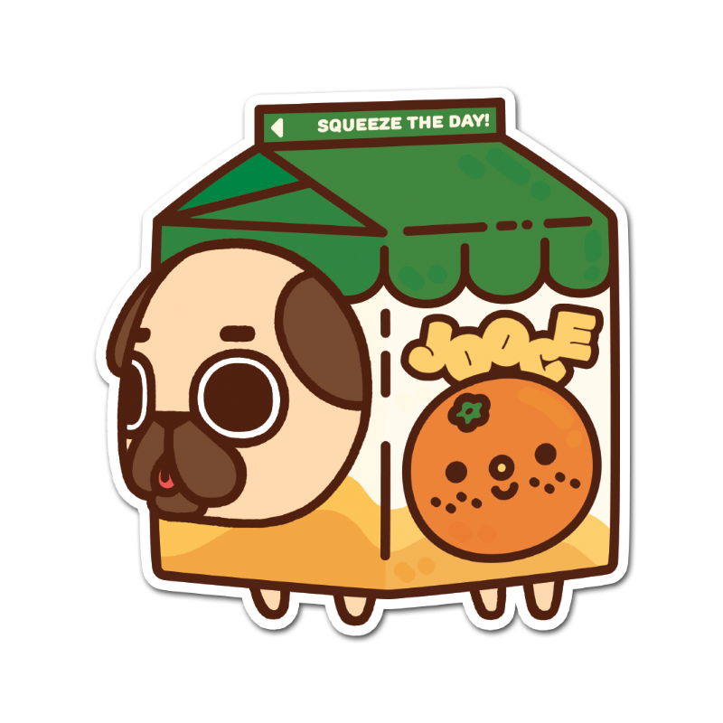 Orange Juice Puglie Sticker