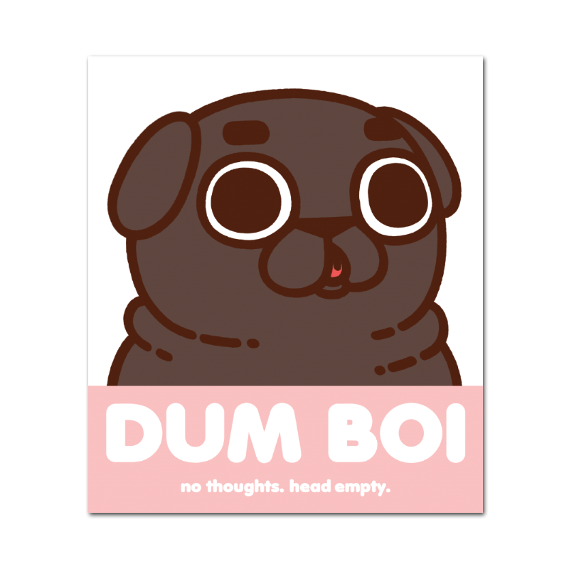 Dum Boi Ollie Sticker