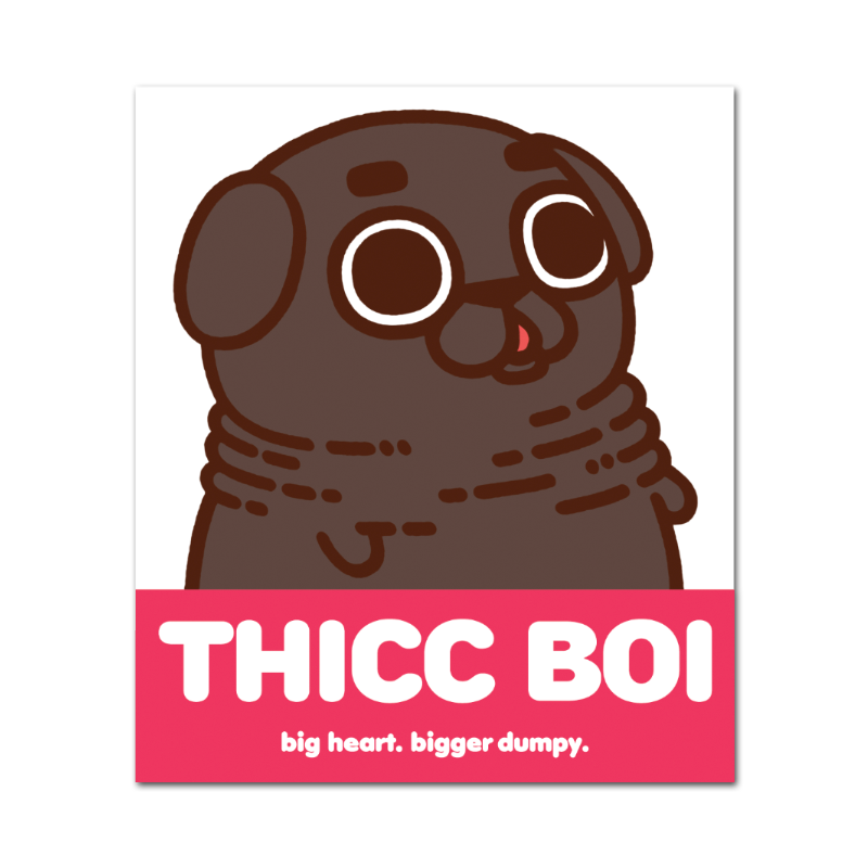 Thicc Boi Ollie Sticker