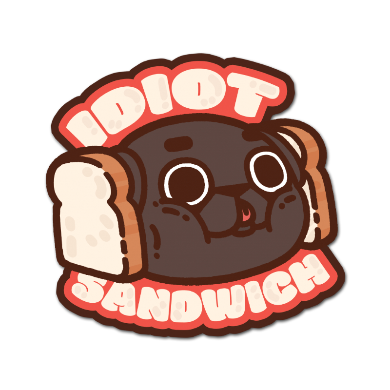 Idiot Sandwich Ollie Sticker