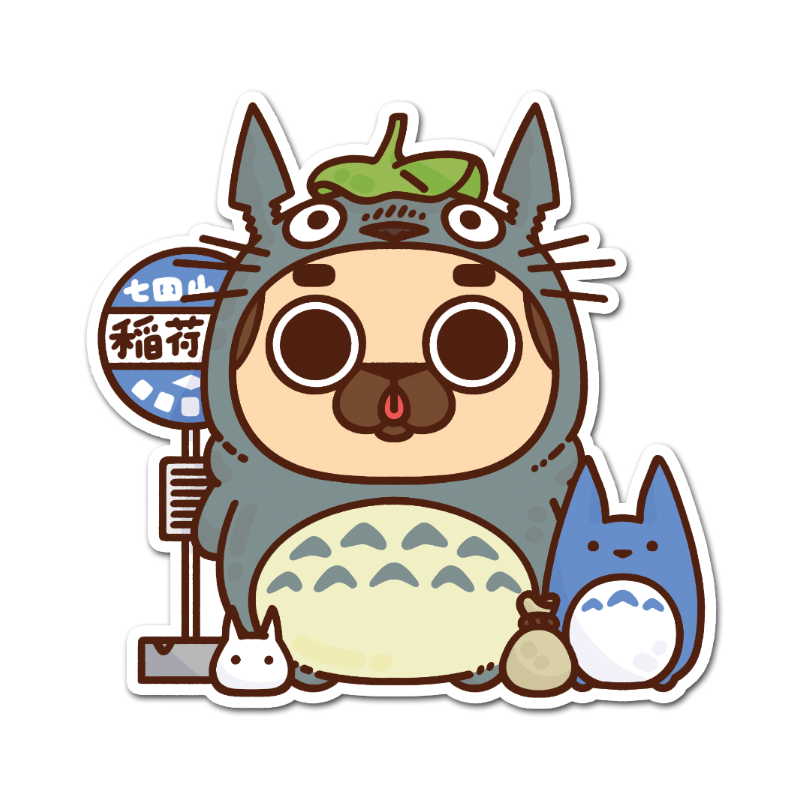 Pugtoro Puglie Sticker