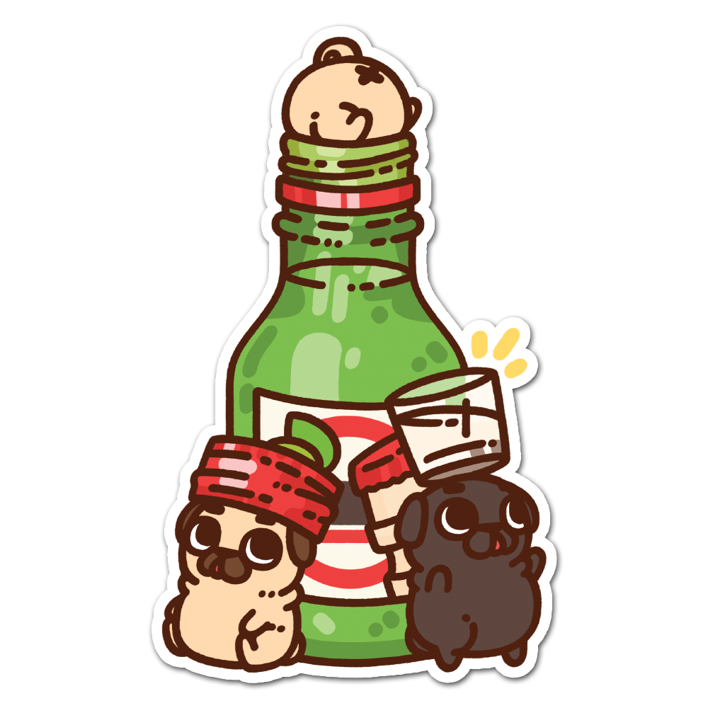 Soju Shot Sticker