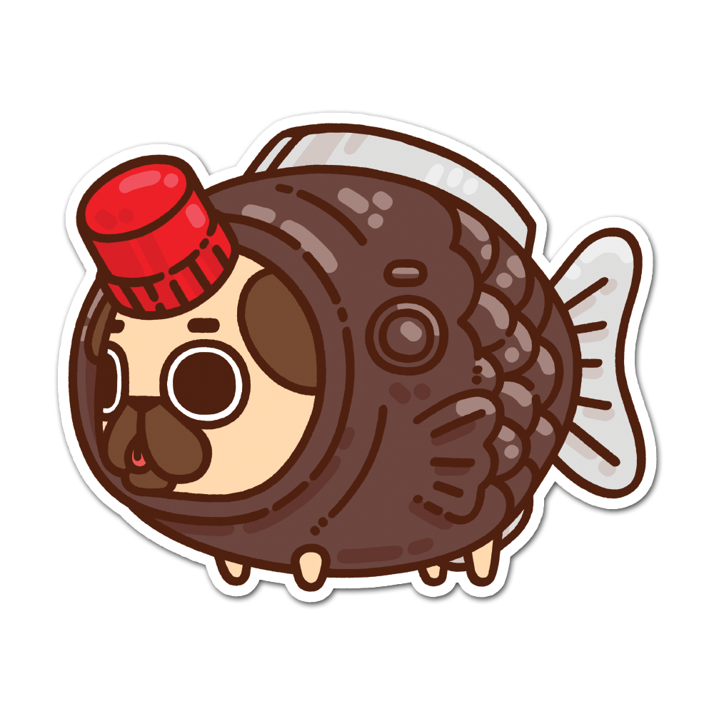 Soy Sauce Fish Puglie Sticker